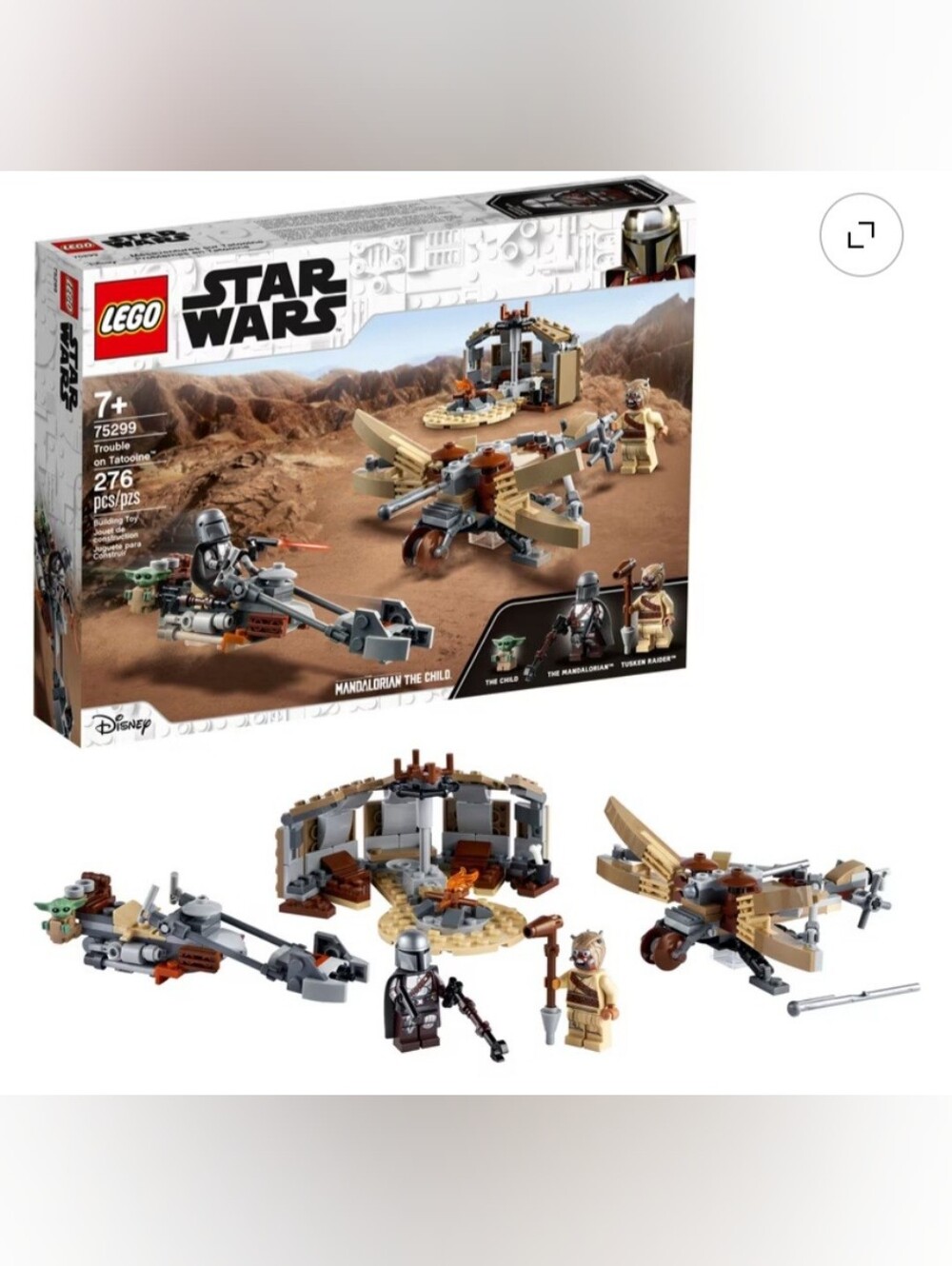 LEGO Disney Star Wars: The Mandalorian Trouble on Tatooine 75299 276 pieces